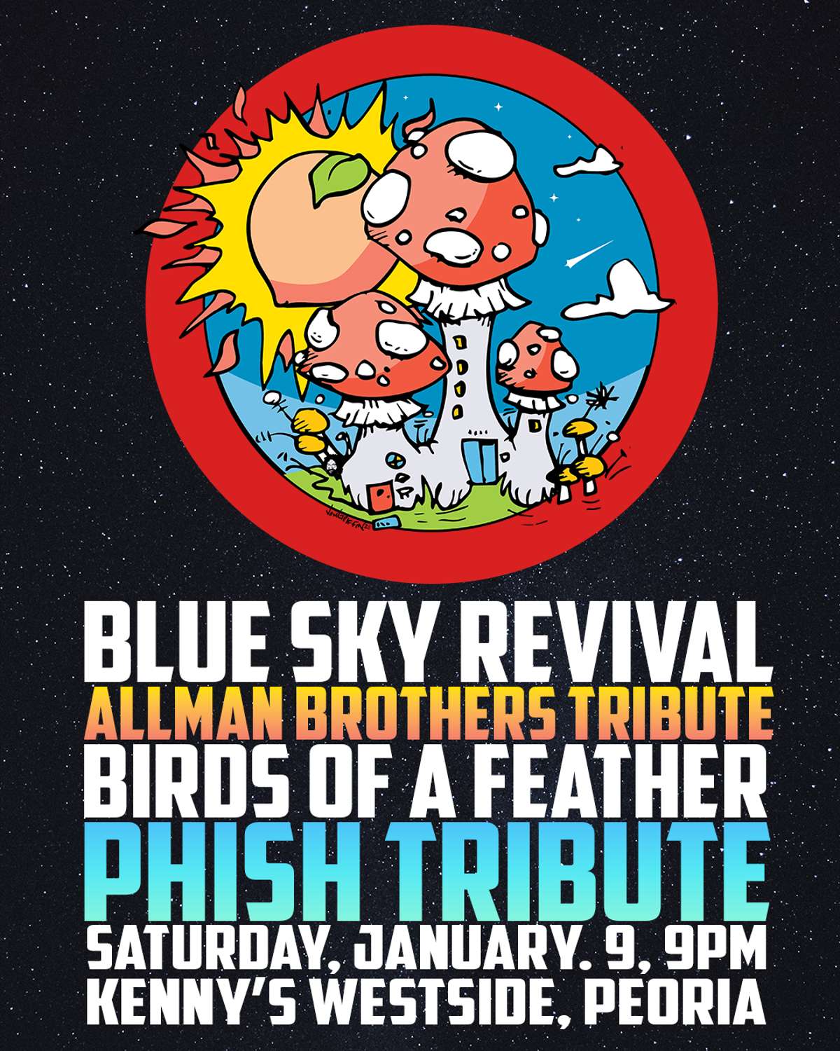 Blue Sky Revival (Allman Bros) & Birds of a Feather (Phish Tribute)